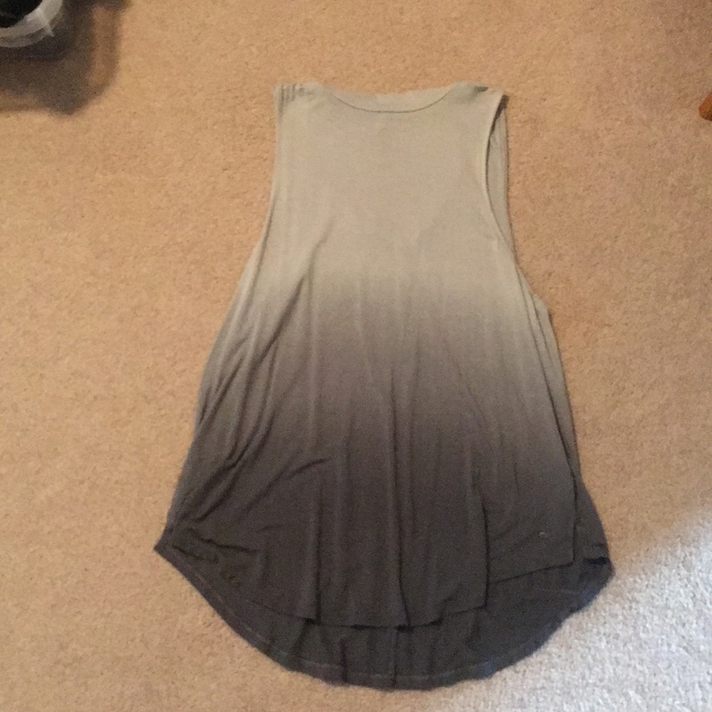 Ombré high neck tank